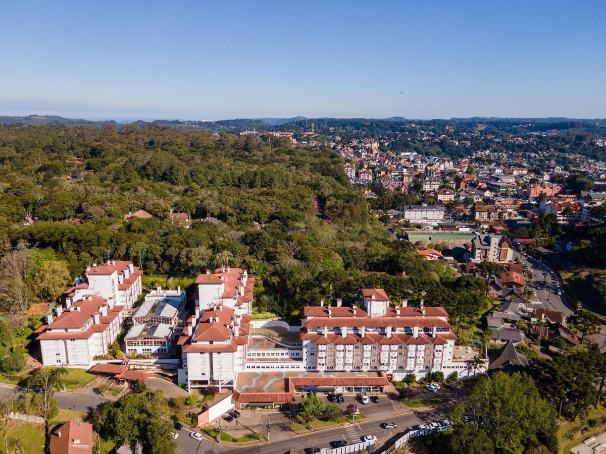 Apto No Centro De Gramado Com Piscina Termica Eksteriør bilde
