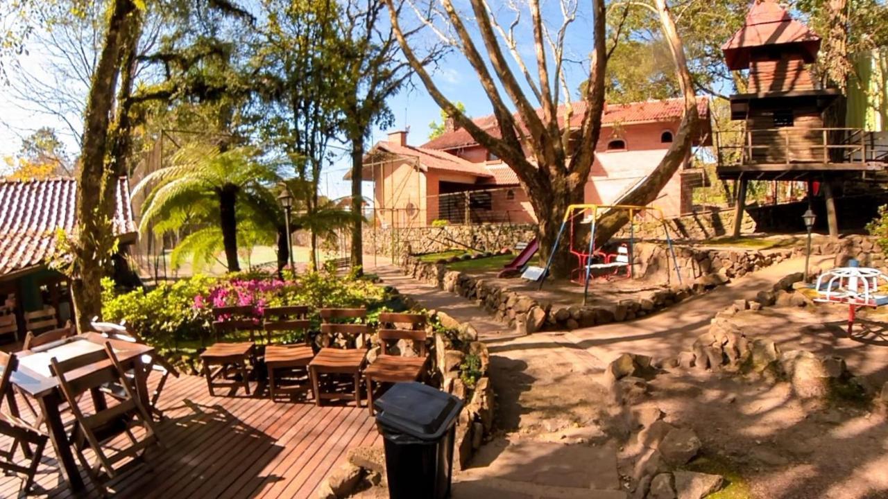 Apto No Centro De Gramado Com Piscina Termica Eksteriør bilde