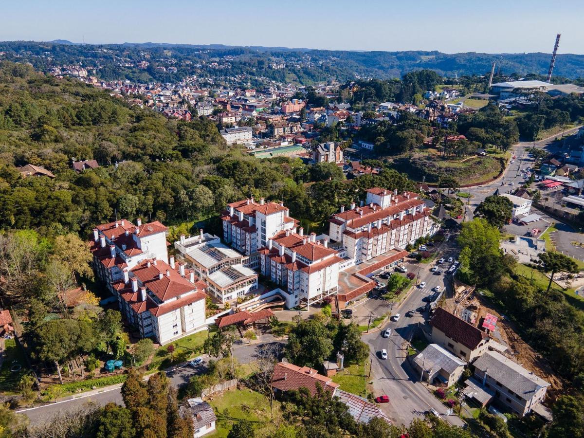 Apto No Centro De Gramado Com Piscina Termica Eksteriør bilde