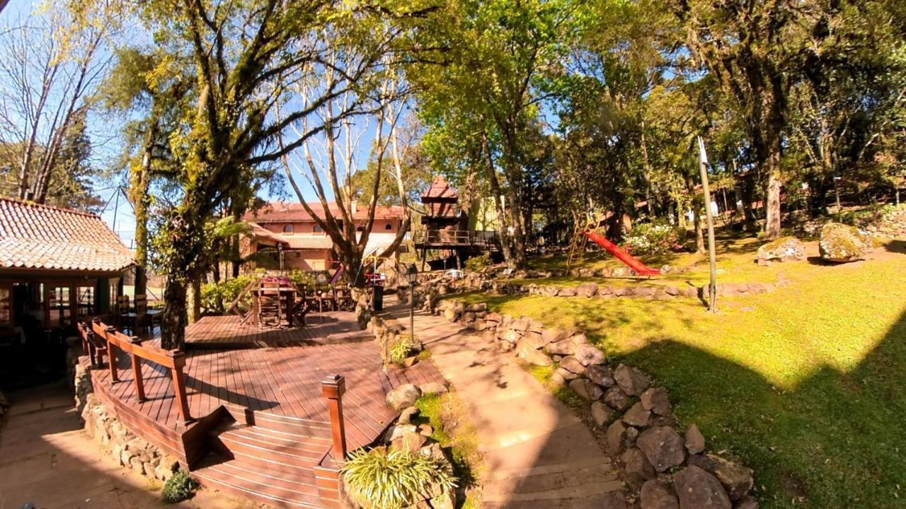 Apto No Centro De Gramado Com Piscina Termica Eksteriør bilde