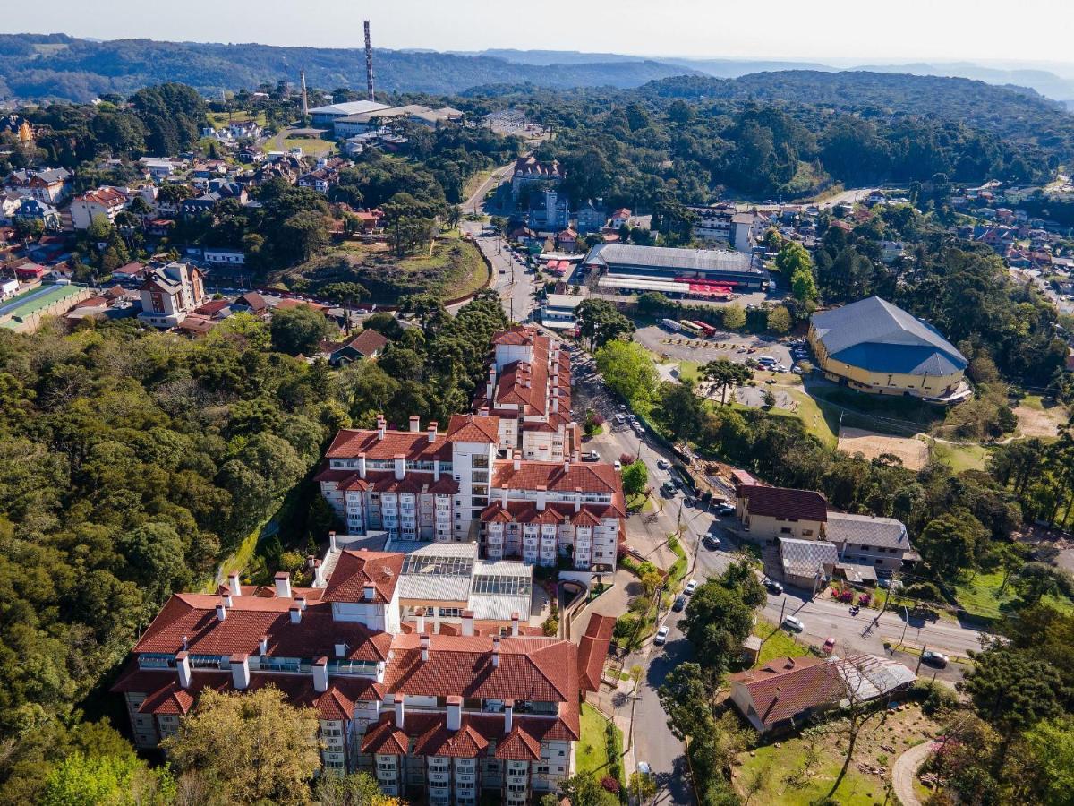 Apto No Centro De Gramado Com Piscina Termica Eksteriør bilde